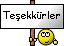 teekkr ederim